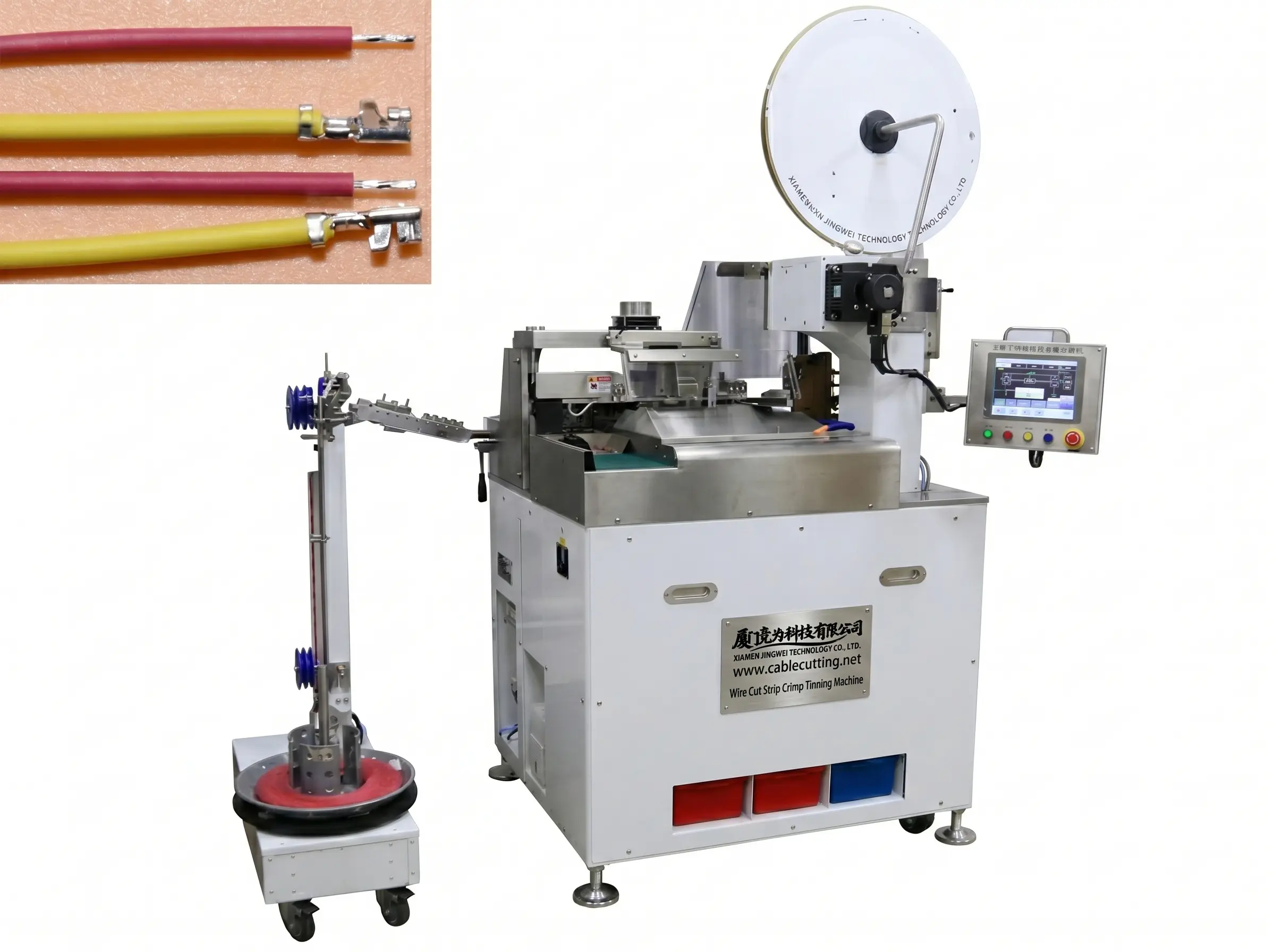 Automatic Wire Cut Strip Dual End Processing Machine