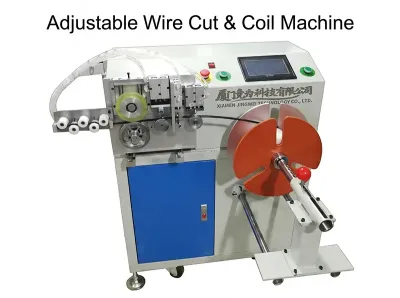 Macchina Avvolgitrice e Tagliafili Regolabile WPM-110CL - Macchina automatica avvolgicavi e legatrice