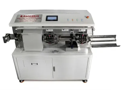 Macchina Automatica Taglio e Spelatura Cavi Coassiali WPM-9935 - Macchina taglia e spela fili