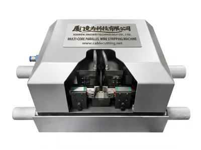 Spelafili Parallela Multi-Core per Cavi AWG 24-34 WPM-012 - Macchina spazzolatrice semiautomatica