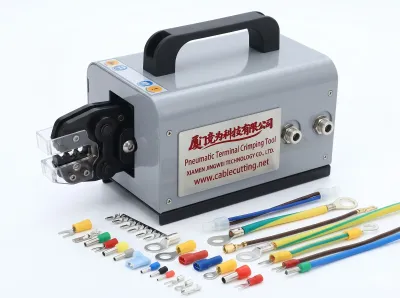 Pinza Pneumatica per Crimpatura Terminali 2.5T, Intercambiabile JW-25M