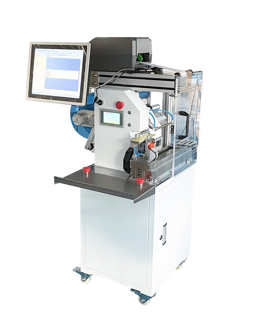 Macchina Semi-Automatica per Piegatura ed Etichettatura del Filo JW-T107