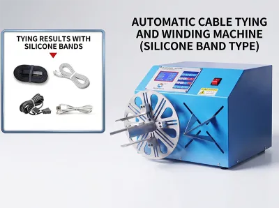 Legatrice Automatica per Cavi USB/Audio/Auricolari WPM-K289 - Macchina avvolgicavi e legatrice