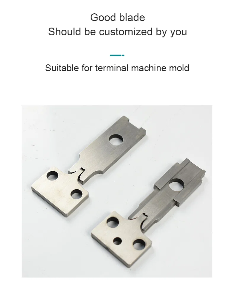 Macchina terminale blad, vari tipi di macchina utensile automatica per la crimpatura del terminale, muore muta OTP die blade