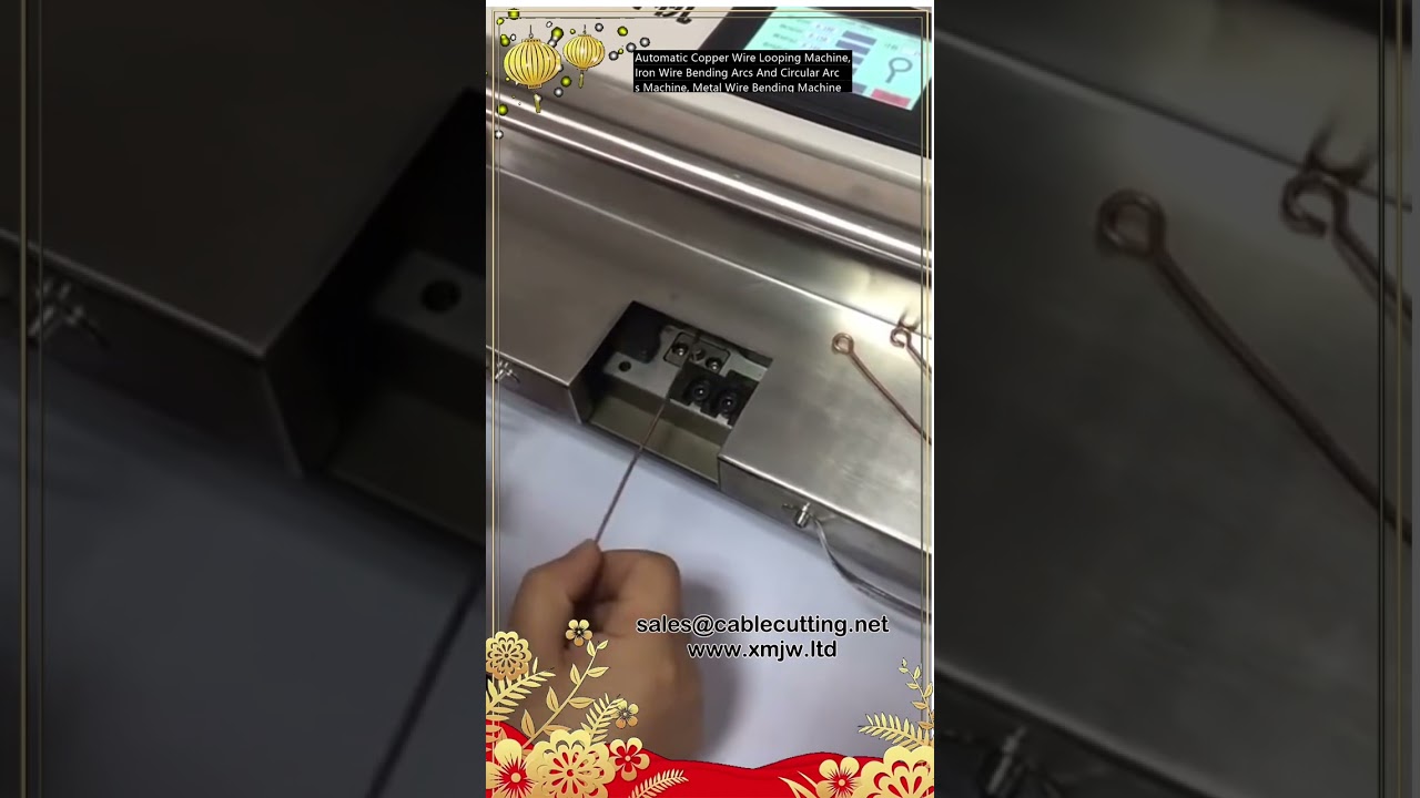 Macchina Automatica per Avvolgimento Filo di Rame e Piegatura Ferro in Archi e Cerchi