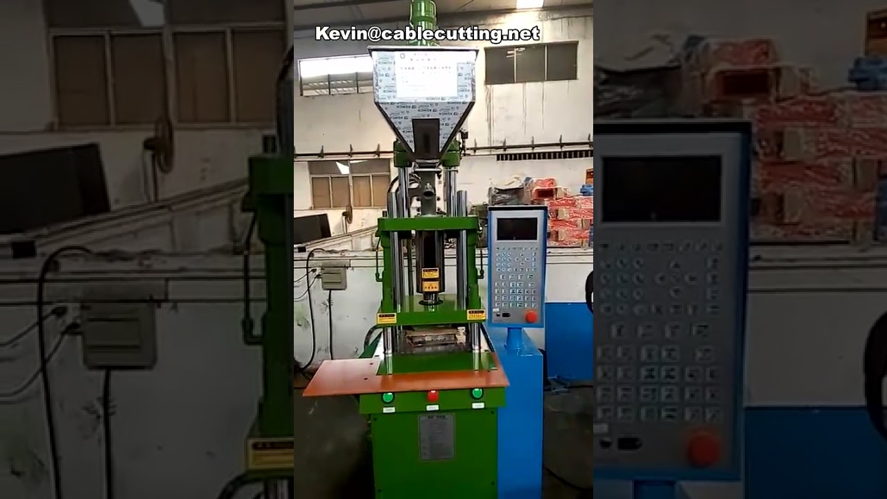 Macchina per stampaggio a iniezione verticale da 35 tonnellate per piccole imprese produttive
