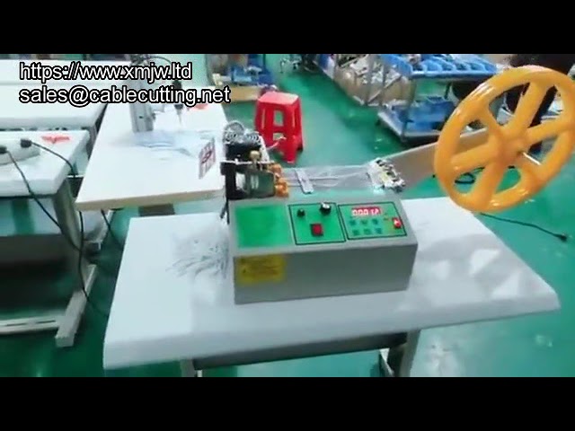 Taglierina termica automatica per cordini elastici mascherine - Macchina per taglio nastri e lacci facciali