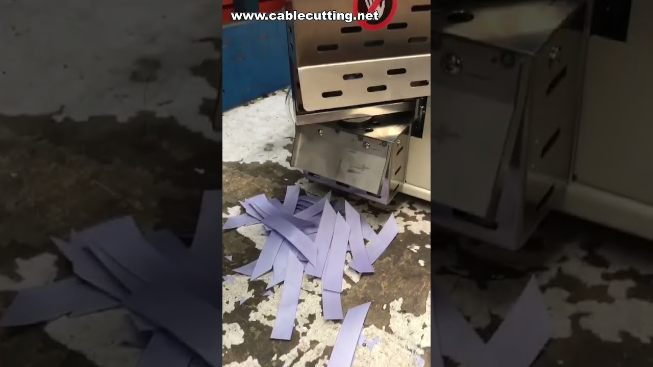 Macchina taglio nastro a lame rotanti: taglio angolare 45-135° e smusso a caldo e freddo