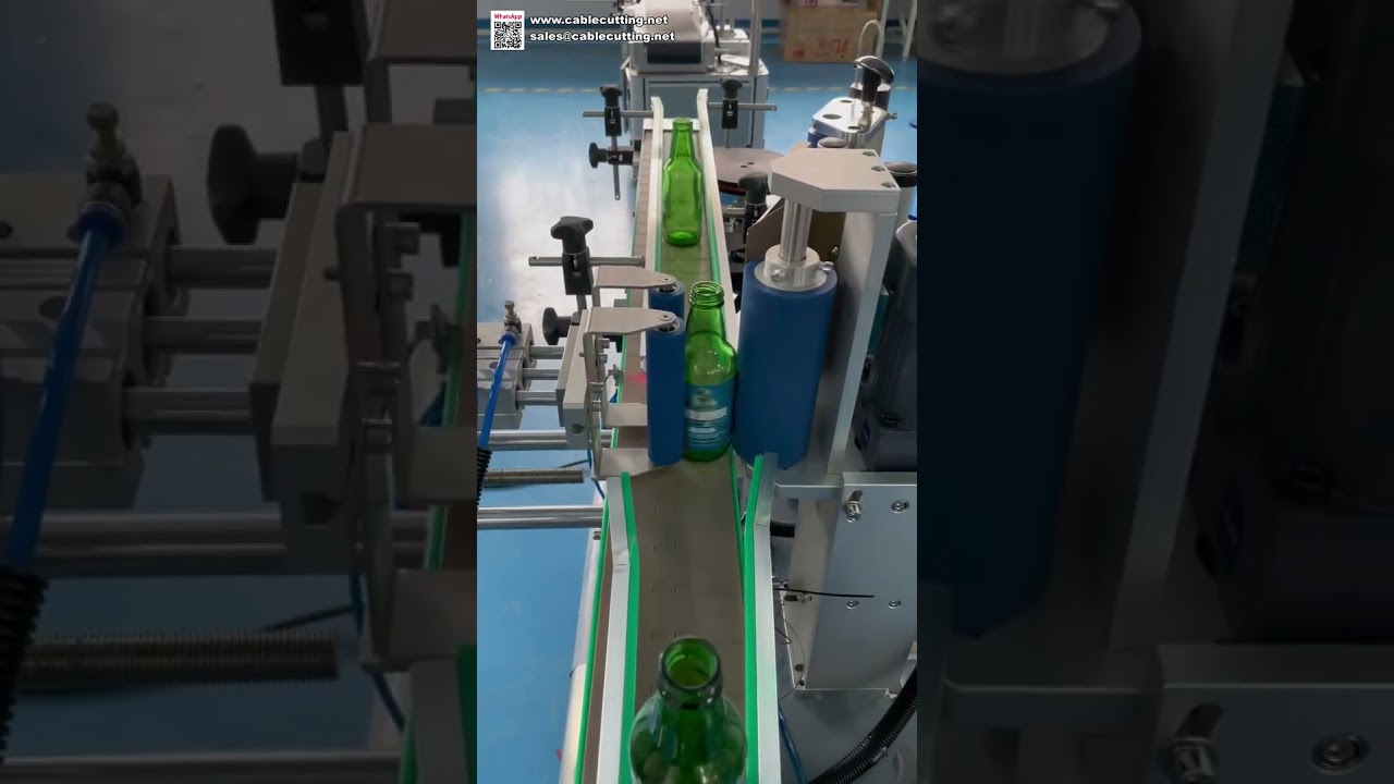 Etichettatrice Automatica per Bottiglie di Birra ad Alta Velocità – Applicatore Etichette Vetro per Birrifici
