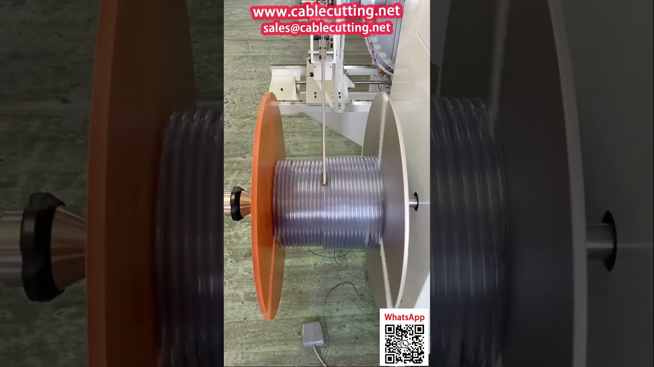 Macchina Avvolgitrice Automatica con Allineamento Servo per Tubi Flessibili PVC – Precisione e Conteggio Automatico