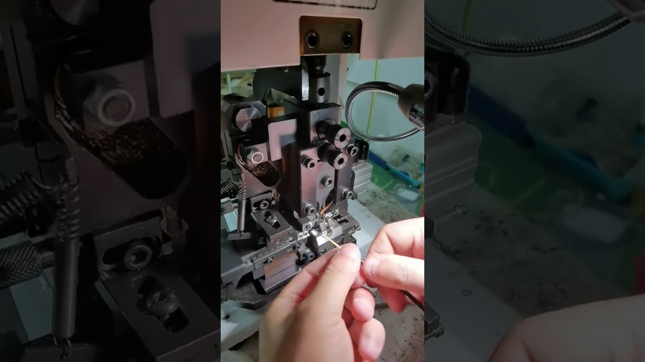 Horizontal Touch Screen Stripping and Crimping Machine Working Real Shot Equipment #factory #machine