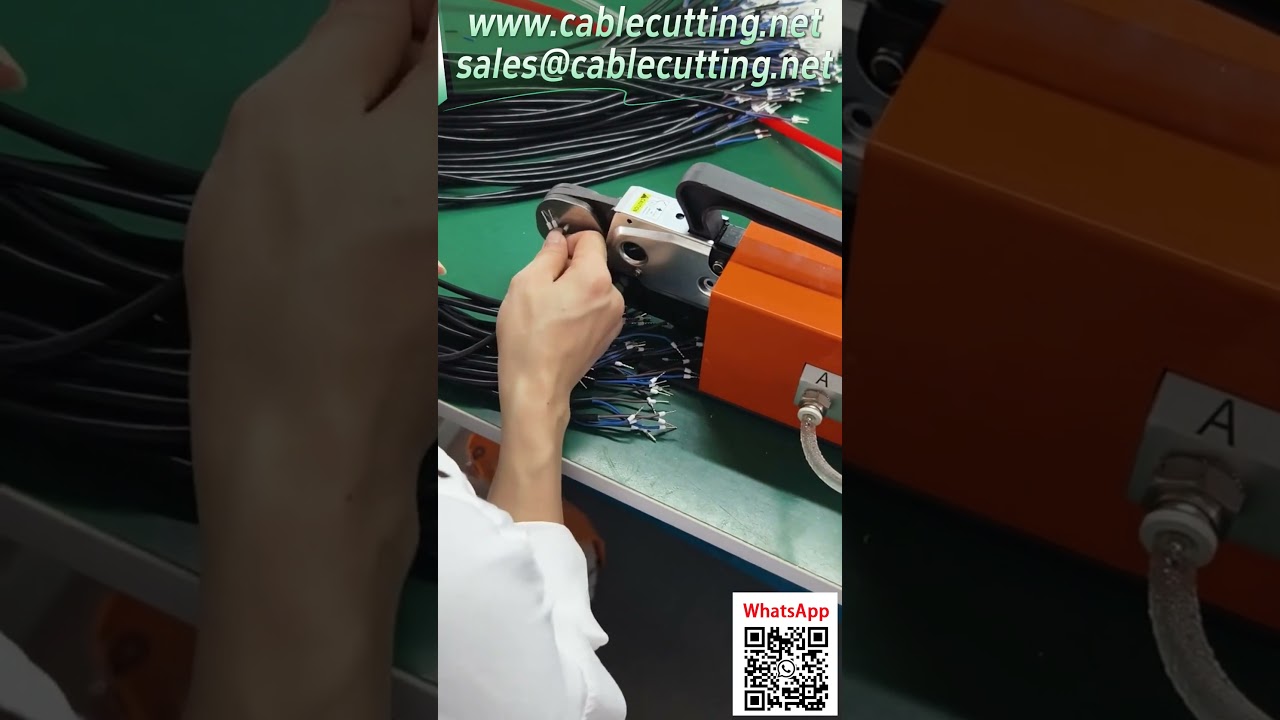 Crimpatrice Pneumatica Automatica per Terminali Tubolari 0.25-10 mm² – Crimpatura Quadrata con Piastra di Posizionamento