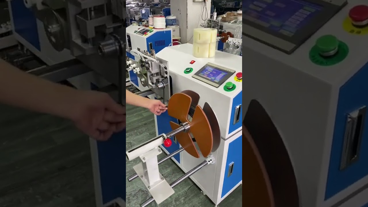 Macchina Avvolgitrice Efficiente per Fili Piatti e Tondi | Misurazione Precisa, Avvolgimento Ordinato e Alta Velocità