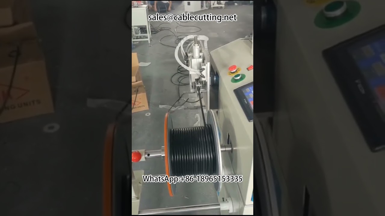 Macchina avvolgitrice automatica per fili: conteggio metri, taglio e avvolgimento