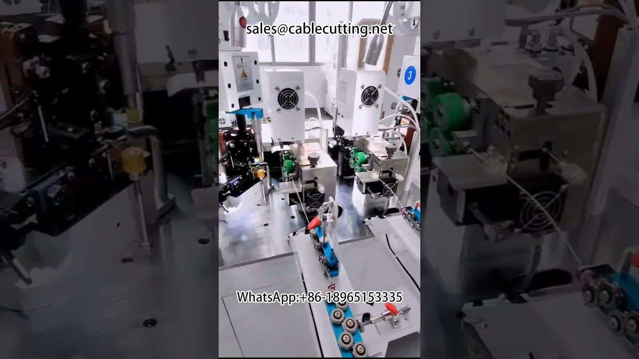 Macchina Automatica per Crimpare Terminali con Unione Integrata | Attrezzatura per Cablaggi e Spelatrice Automatica