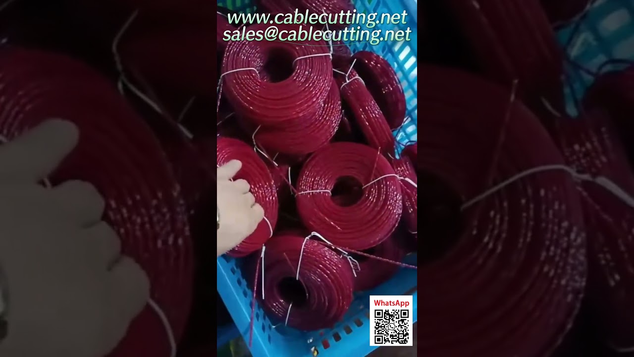 Macchina per avvolgimento e porzionatura filo decespugliatore