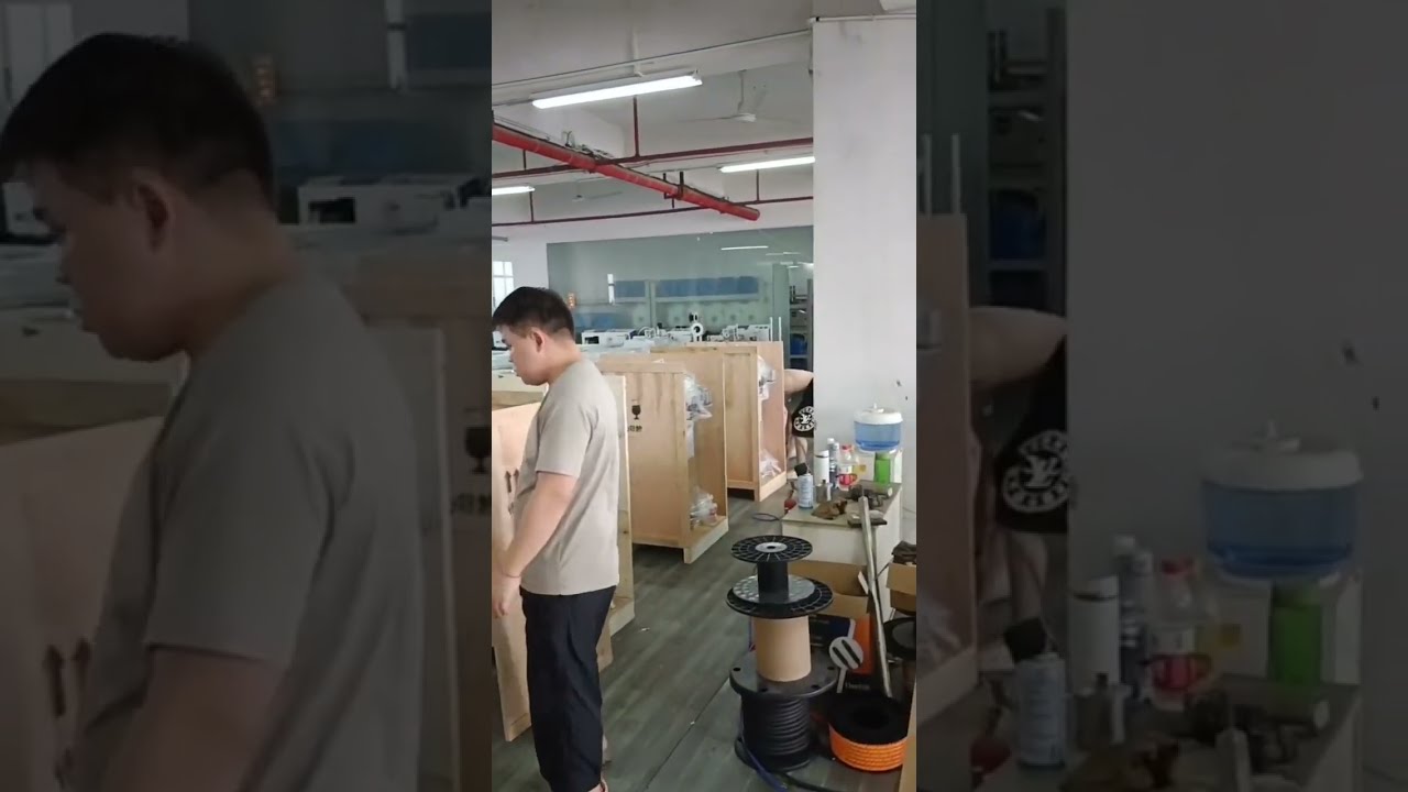 Macchina automatica per avvolgimento e conteggio di fili e tubi | Avvolgitore di precisione #macchina #fabbrica