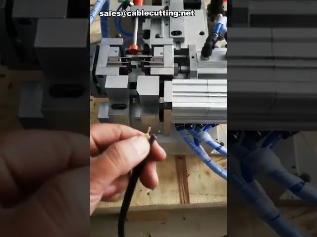 Macchina Pneumatica Multifunzione per Taglio e Spelatura Cavi – Taglio e Spelatura Automatici