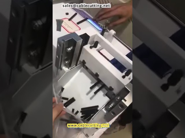 Macchina automatica per taglio tubi flessibili e termoretraibili | Taglia tubi PVC