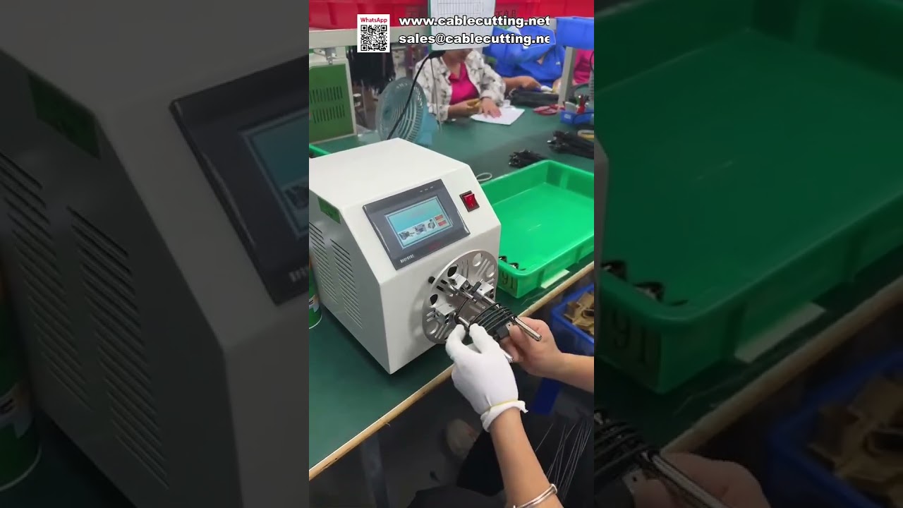 Macchina Automatica per Avvolgimento e Legatura di Fili e Cavi