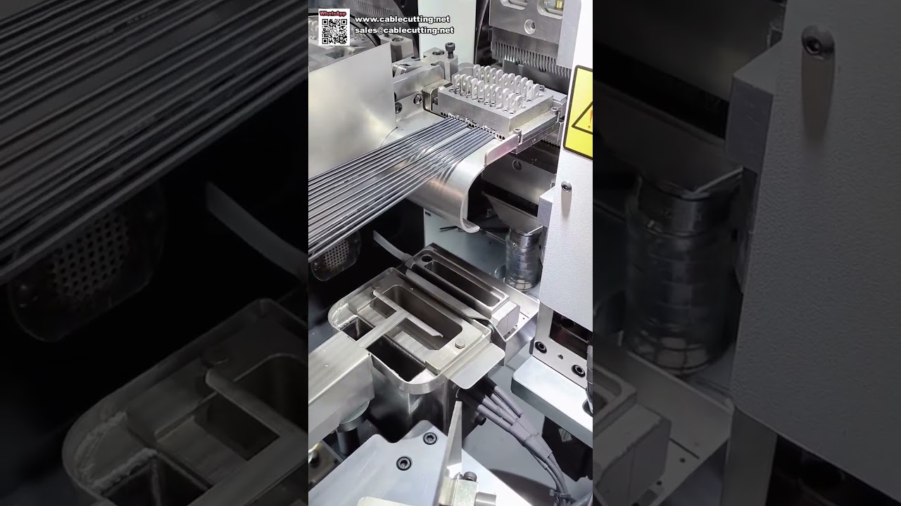 Macchina per crimpatura e inserimento terminali multi-filo - Lavorazione simultanea