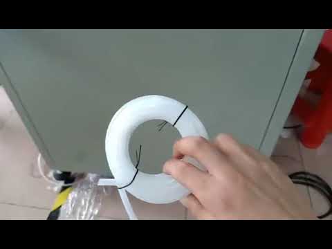 Macchina per taglio, avvolgimento e legatura di tubi flessibili in PVC WPM 02SL