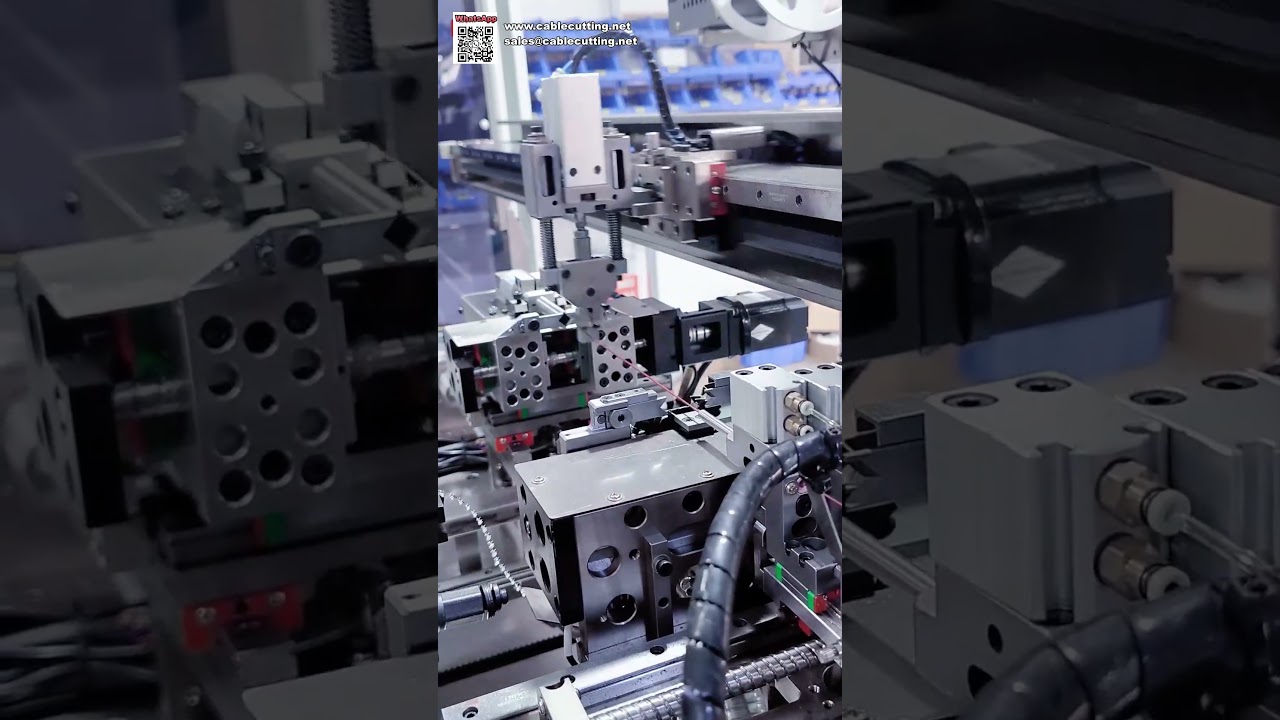 Equipamento Profissional para Processamento de Chicotes Elétricos e Máquina Automatizada de Fabricação de Cabos - Versão Curta