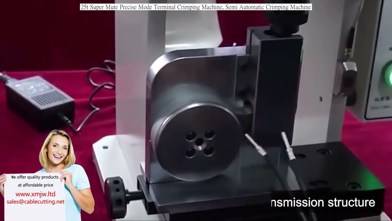 Macchina Crimpatrice Semiautomatica 25 Tonnellate - Modalità Super Silenziosa e Precisione