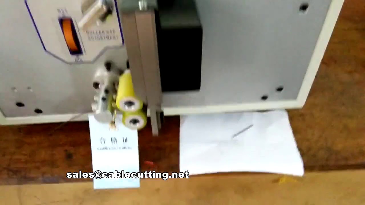 Macchina automatica per taglio cavi in fibra ottica e cavi elettrici industriali