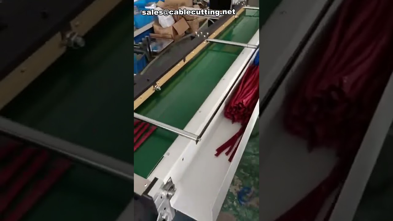 Macchina per taglio a ultrasuoni di corde e nastri: taglio di precisione per l'industria