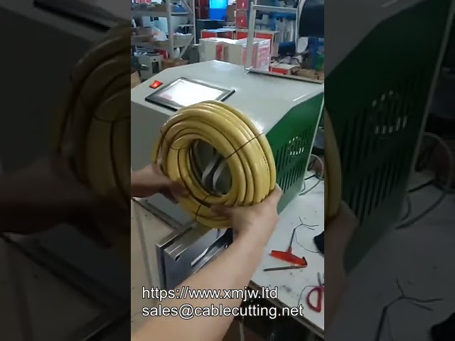 Macchina semiautomatica per legatura fili e fascinazione cavi elettrici