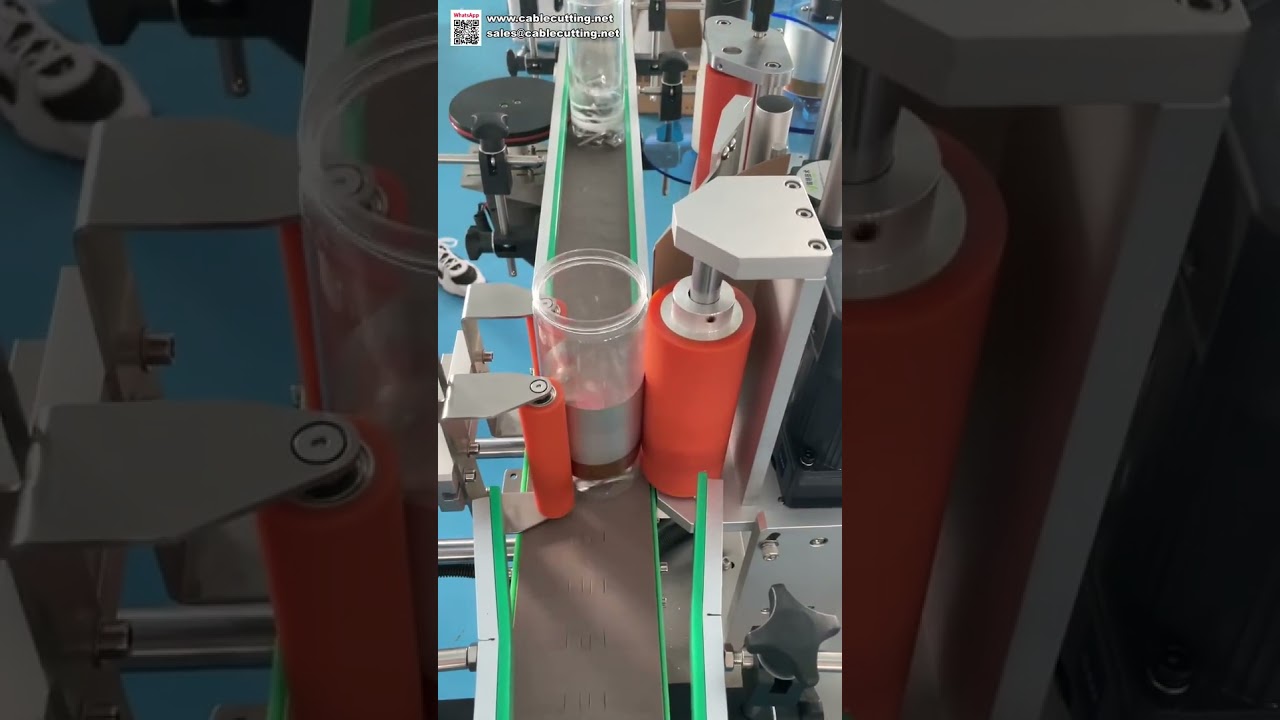 Etichettatrice Automatica per Bottiglie Tonde - Sistema Applicatore di Etichette Economico e di Alta Qualità