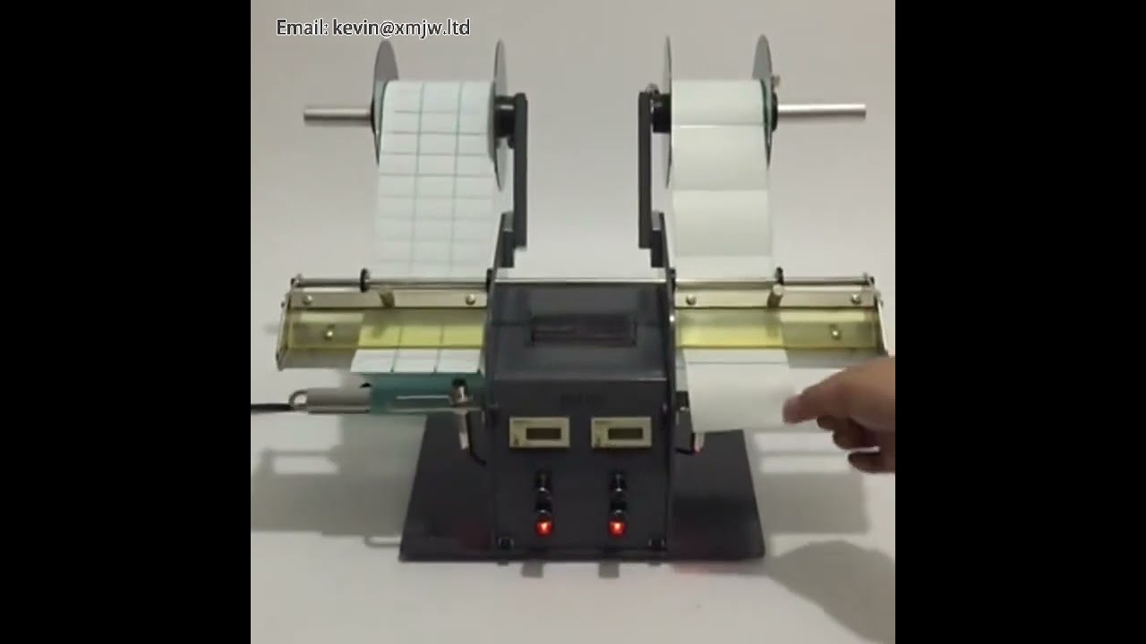 Macchina distacco etichette automatica intelligente: barcode e stampa a caldo per packaging
