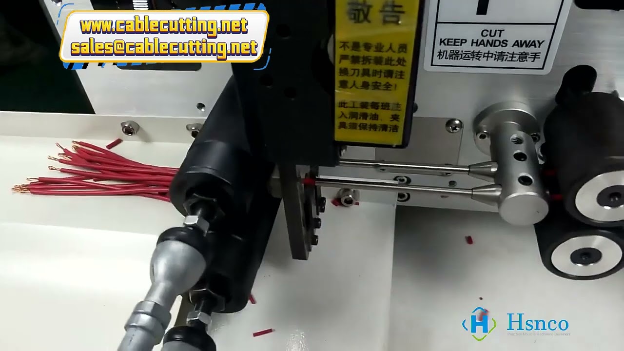 Macchina spellafili e attorcigliatrice per cavi 0,5-4 mm²: Demo completa di taglio, spelatura e torsione