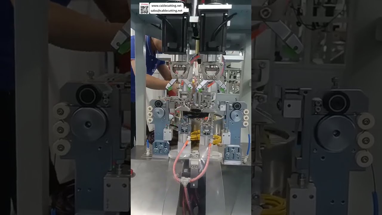 Equipamento Automatizado para Processamento de Chicotes Elétricos: Eficiência em Ação