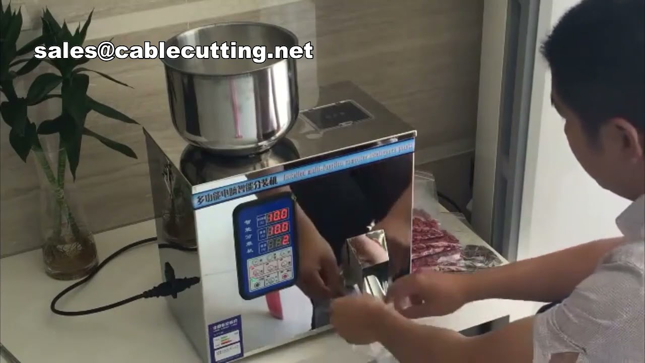 Macchina Elettrica Orizzontale Portatile per Riempimento Polvere di Candeggio - Riempitrice Polvere