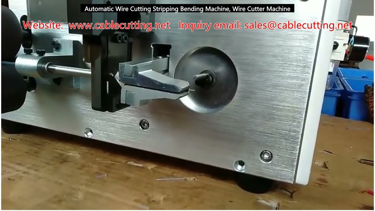 Macchina Automatica per Taglio, Spelatura e Piegatura Cavi – Taglierina Automatica per Fili