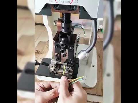 Macchina Automatica per Crimpatura Terminali Fili 1.5T-2T - Crimpatrice per Cavi con Stampo