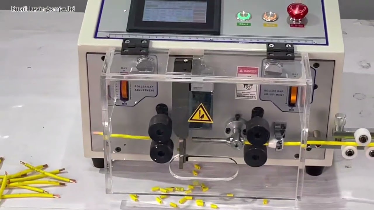 Macchina Automatica per Spellatura e Crimpatura Cavi SWT-508-E-S con Schermo Touch Aggiornata