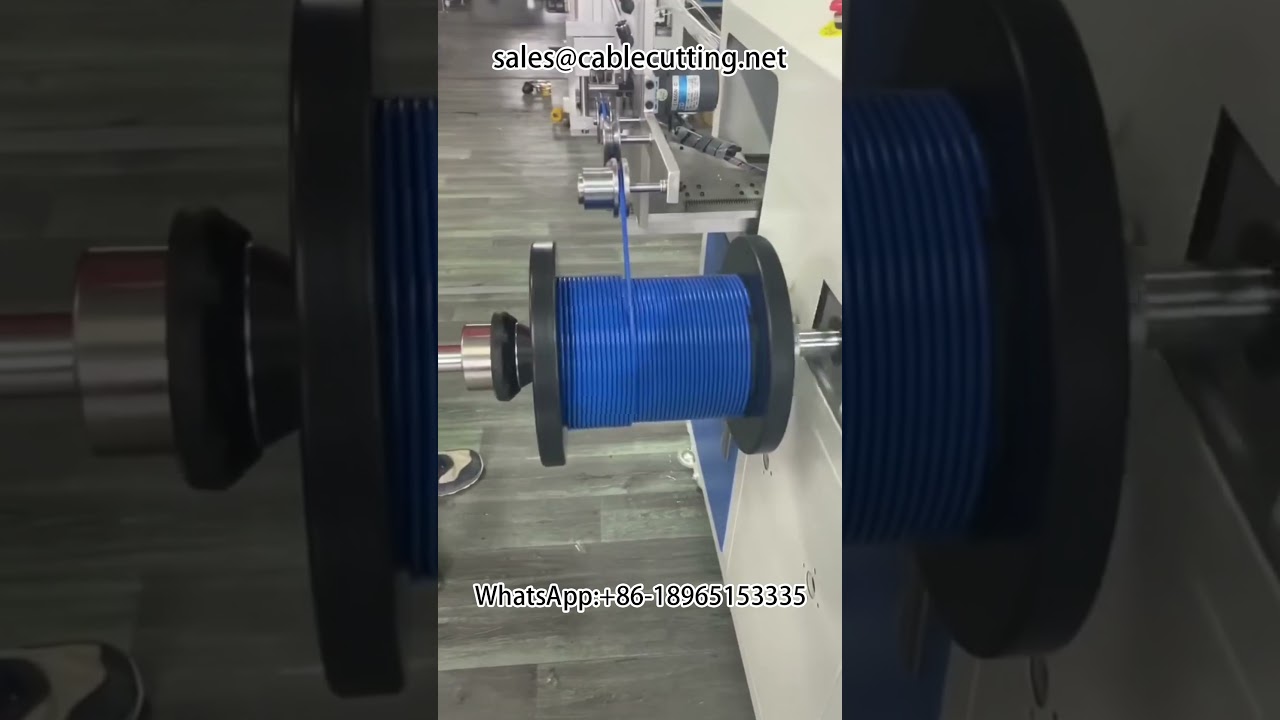 Macchina professionale per avvolgimento e riavvolgimento di cavi e fili | Lavorazione automatica