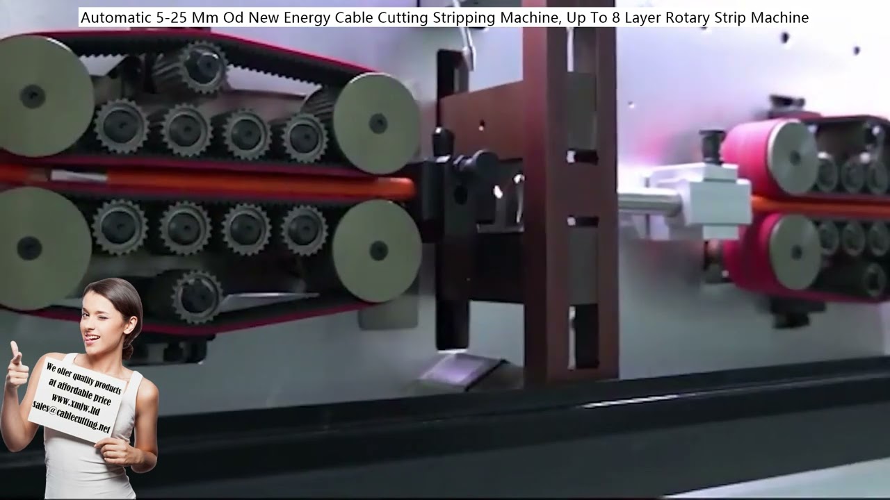 Macchina Automatica per Taglio e Pelatura Cavi Ø 5-25 mm – Fino a 8 Strati Rotativi