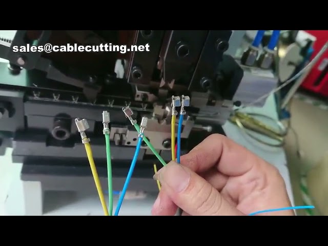 Crimpatura Terminali con Funzione di Spelatura | Macchina Crimpatrice e Spelafili Automatica