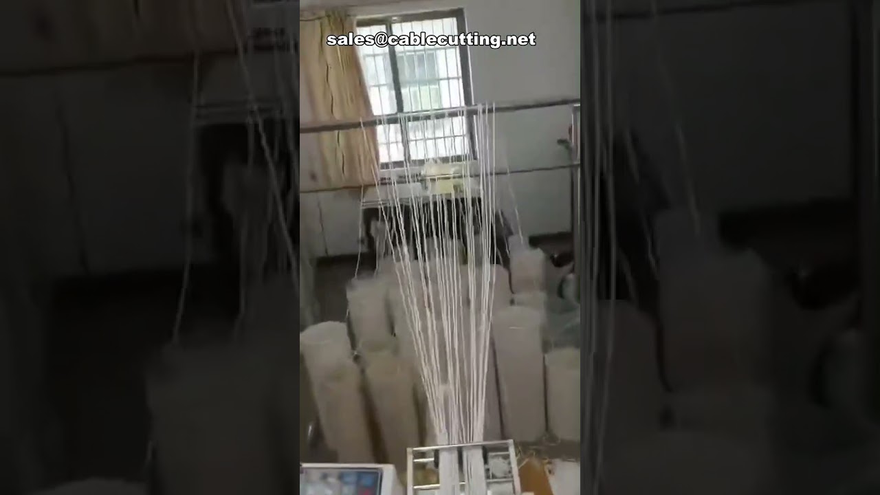 Macchina Taglia Cordoncini Elastici per Mascherine - Taglierina Automatica con Clip Antirumore