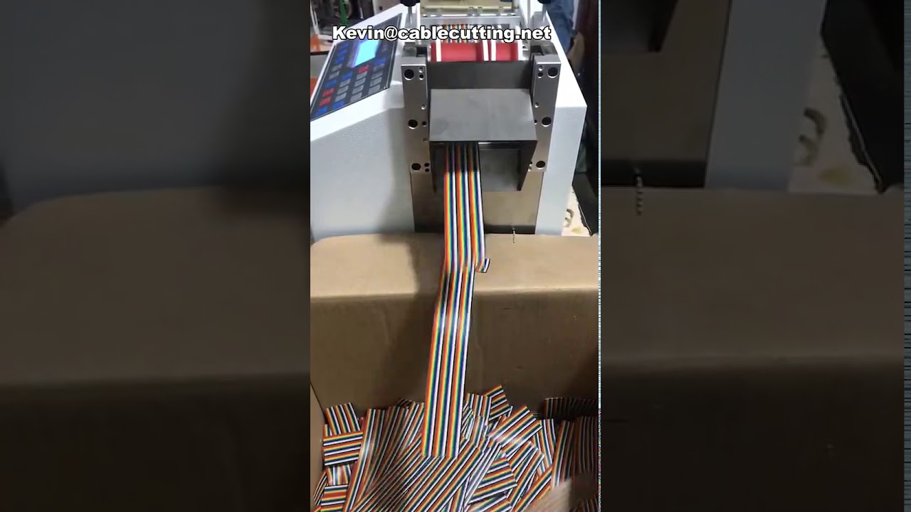 Tagliacavi a nastro completamente automatico: macchina di precisione per cavi piatti