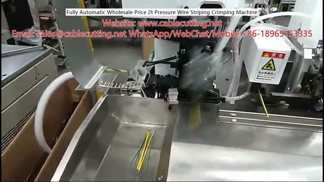 Fully Automatic Wholesale Price 2t Pressure Wire Striping Crimping Machine