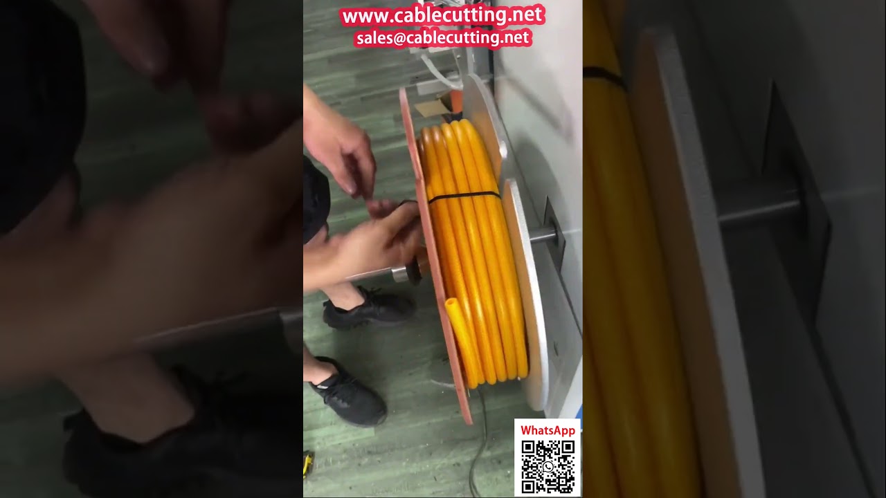 Avvolgitrice, Contatrice e Taglierina Automatica per Tubi di Spruzzatura ad Alta Pressione