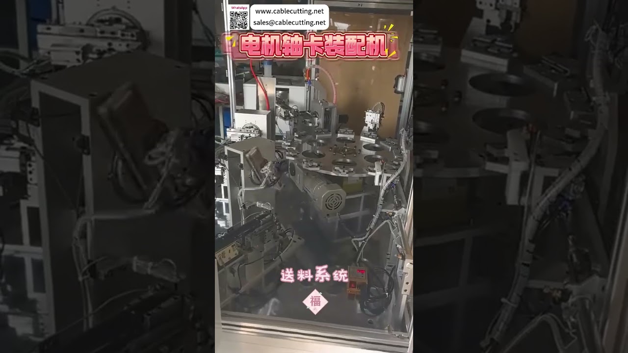 电机轴卡簧自动组装机 - 高效型（短款）