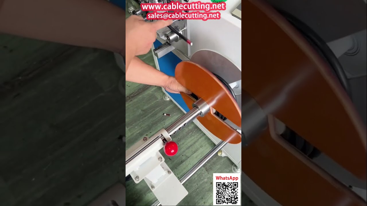 Macchina per riavvolgimento cavi di potenza: contatore, avvolgimento e taglio automatici
