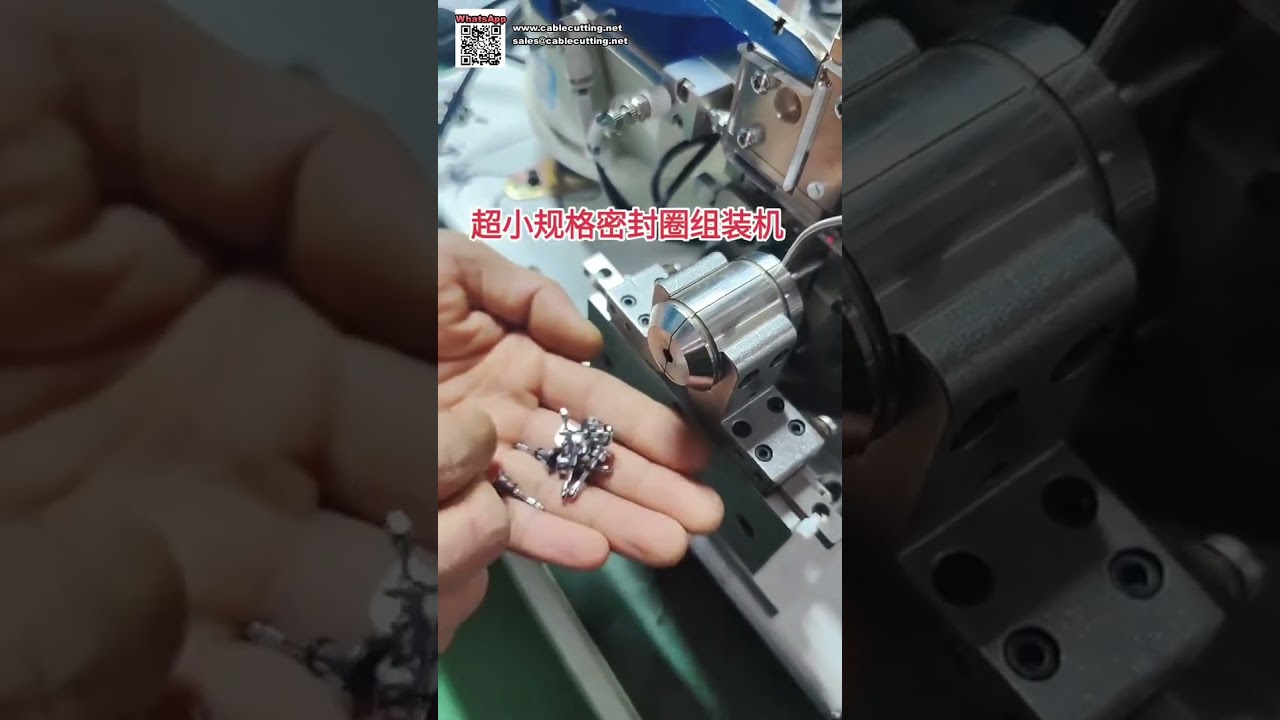 Equipamento de Montagem de Anéis de Vedação Micro Ultra Pequenos - Versão Curta