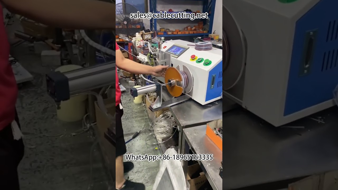 Macchina Automatica per Conteggio, Smistamento, Taglio e Avvolgimento Metri #ConteggioMetriAvvolgimento